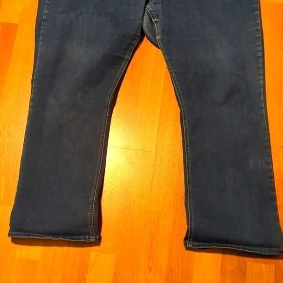 RIDERS by Lee 20W blue denim jeans soft stretchy comfy bootleg midrise - Picture 3 of 9